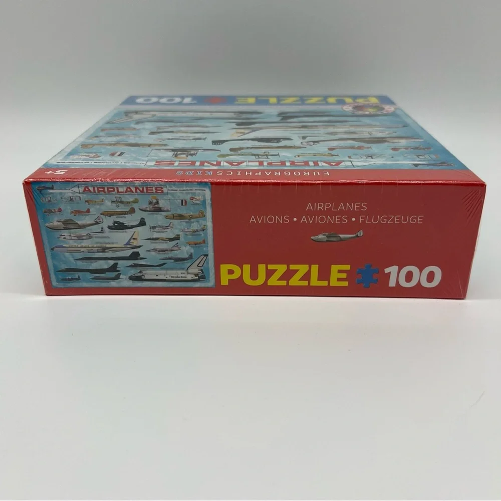 Eurographics Jigsaw Puzzle Airplanes Smart Kids Collection 100 Pieces NEW SEALED